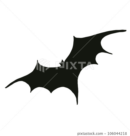 black and white ghost silhouette on a white background 106044218