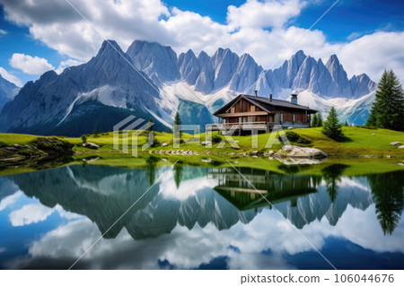 Cabin by the Reflective Lake Cabin by the Reflective Lake 106044676
