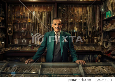 Elegant Jewelry Store Salesperson 106044925