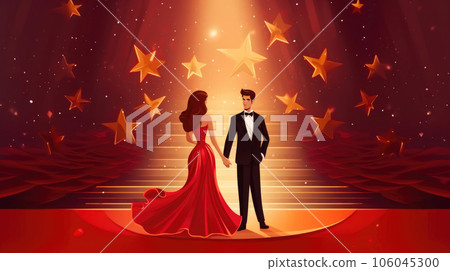 Enchanting Star Pairs at the Festive Awards Enchanting Star Pairs at the Festive Awards 106045300