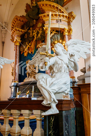 Interior of Church of Our Saviour in Copenhagen, Denmark Interior of Church of Our Saviour in Copenhagen, Denmark 106049983