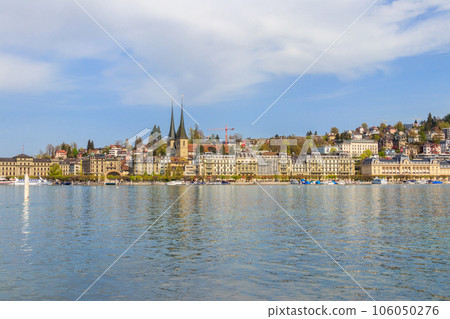 View of Lucerne city and Lake Lucerne, Switzerland View of Lucerne city and Lake Lucerne, Switzerland 106050276
