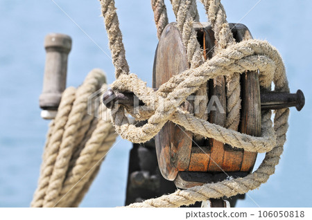 Old sailing equipment 106050818