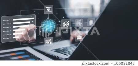 Working Data Analytics and Data Management Systems and Metrics connected to corporate strategy database for Finance, Intelligence, Business Analytics with Key Performance Indicators, social network Working Data Analytics and Data Management Systems and Metrics connected to corporate strategy database for Finance, Intelligence, Business Analytics with Key Performance Indicators, social network 106051845