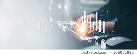 Working Data Analytics and Data Management Systems and Metrics connected to corporate strategy database for Finance, Intelligence,  Business Analytics with Key Performance Indicators, social network Working Data Analytics and Data Management Systems and Metrics connected to corporate strategy database for Finance, Intelligence,  Business Analytics with Key Performance Indicators, social network 106051926