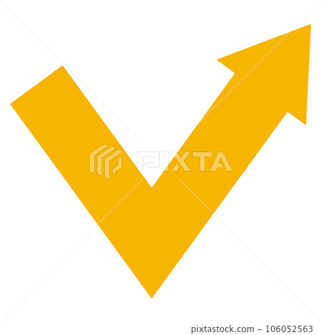 V-shaped arrow 106052563