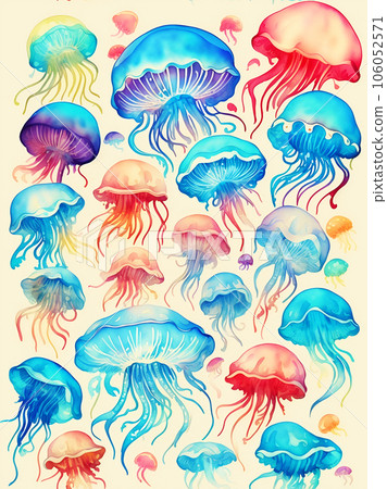 Jellyfish Ballet Underwater - backiee