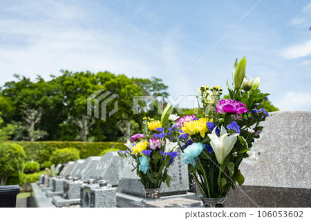 Scenery of the cemetery 106053602