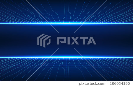 Technology circuit board technology background with grid lines Increases the brightness and attractiveness. Vector technology illustration is highlighted in blue tones. Suitable for high tech Technology circuit board technology background with grid lines Increases the brightness and attractiveness. Vector technology illustration is highlighted in blue tones. Suitable for high tech 106054390