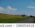 Summer blue sky and white clouds 106054418