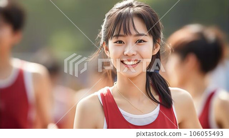 田徑俱樂部、俱樂部活動、高中生、初中生、青少年學生、學生（Generative AI） 106055493