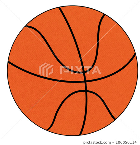 basketball isolated on white background basketball isolated on white background 106056114