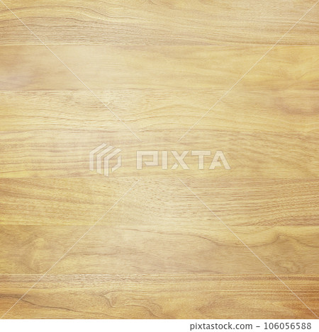 Square background image of walnut light brown wood grain plank surface 106056588