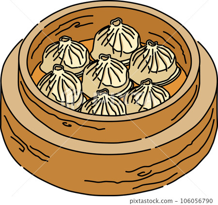 小籠包_輪廓+繪畫 106056790
