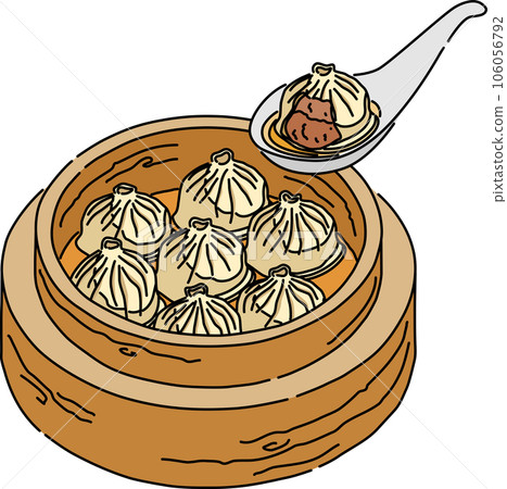 小籠包_輪廓+繪畫 106056792