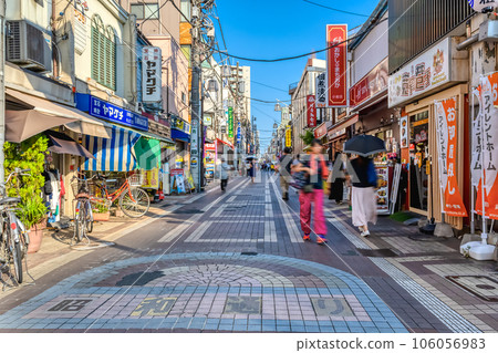 Urban landscape of Edogawa-ku, Tokyo Koiwa Station Showa-dori Shopping Street Urban landscape of Edogawa-ku, Tokyo Koiwa Station Showa-dori Shopping Street 106056983