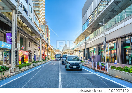 Urban landscape of Edogawa Ward, Tokyo Koiwa Station Koiwa Flower Road Shopping Street Urban landscape of Edogawa Ward, Tokyo Koiwa Station Koiwa Flower Road Shopping Street 106057320