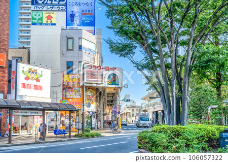 Urban landscape of Edogawa Ward, Tokyo Koiwa Station Koiwa Flower Road Shopping Street 106057322