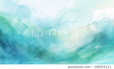 Watercolor style background material: gentle pale blue and white Watercolor style background material: gentle pale blue and white 106059121