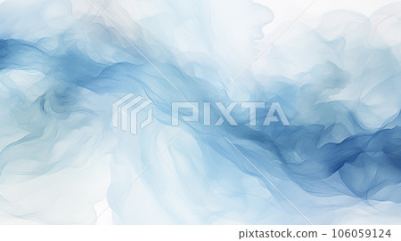 Watercolor style background material: gentle pale blue and white Watercolor style background material: gentle pale blue and white 106059124