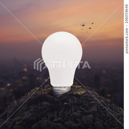 Green ecology and saving energy concept Green ecology and saving energy concept 106059646