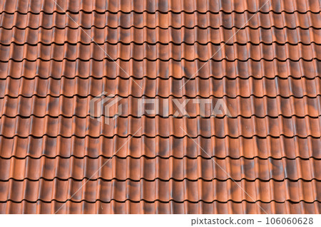 Red tiles roof background Red tiles roof background 106060628