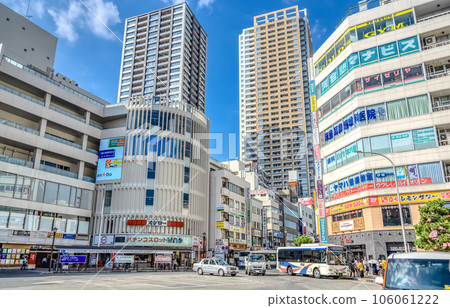 Cityscape of Ichikawa City, Chiba Prefecture Motoyawata Station 106061222
