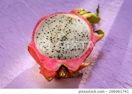 Delicious pitahaya fresh fruits, food concept. Dragon fruit tropical in the asian thailand healthy fruit concept Delicious pitahaya fresh fruits, food concept. Dragon fruit tropical in the asian thailand healthy fruit concept 106061741