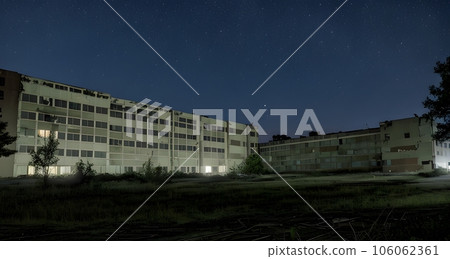 Illustration of an abandoned hospital "AI-generated image" 106062361