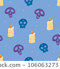 Dia de los Muertos seamless pattern 106063273