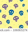 Dia de los Muertos seamless pattern 106063274