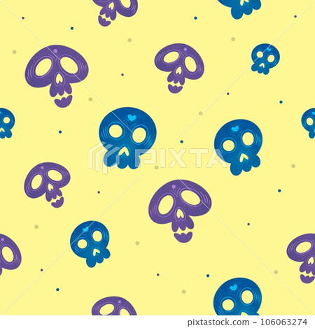 Dia de los Muertos seamless pattern 106063274
