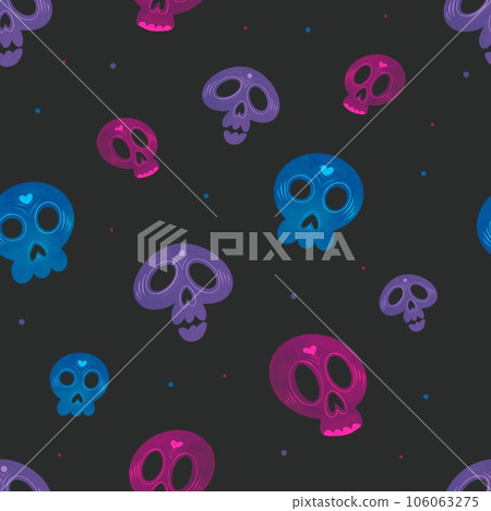 Dia de los Muertos seamless pattern 106063275