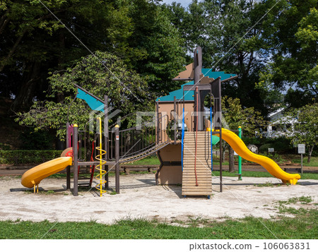 Complex playground equipment in the park (combination playground equipment) Akebonoyama Agricultural Park, Kashiwa City, Chiba Prefecture 106063831
