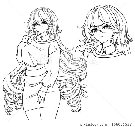 Anime full body manga visual novel npc sprite. Anime full body manga visual novel npc sprite. 106065538