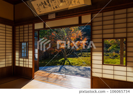 Kamakura, the ancient capital of late autumn, Chojuji Temple with autumn foliage Kamakura, the ancient capital of late autumn, Chojuji Temple with autumn foliage 106065734