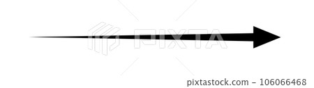 Black arrow pointing right. Arrow shape element. Vector Black arrow pointing right. Arrow shape element. Vector 106066468