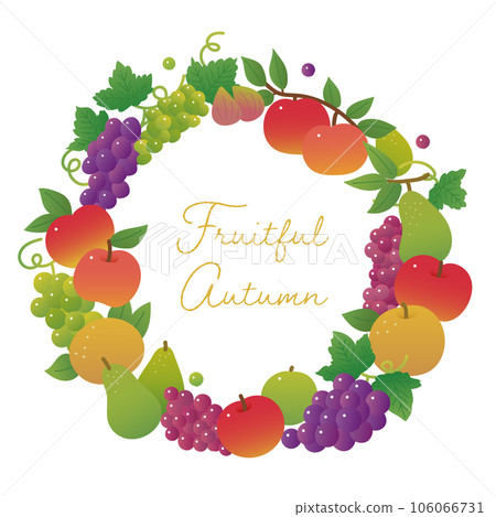 秋季水果設計框架 106066731