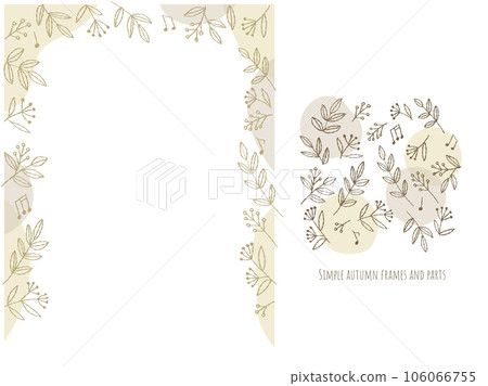 Autumn Simple Frames & Parts 106066755