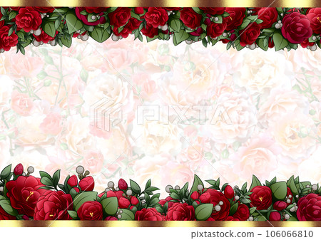 Frame rose design Frame rose design 106066810