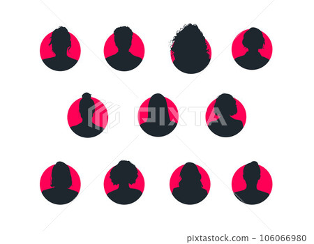Woman silhouette icon. Avatar profile, good use for user pic and profile picture. Avatar icon Woman silhouette icon. Avatar profile, good use for user pic and profile picture. Avatar icon 106066980