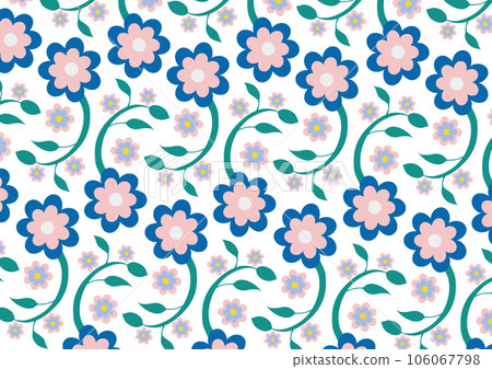 Retro floral pattern/wallpaper Retro floral pattern/wallpaper 106067798