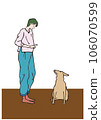 Illustration with pets 106070599