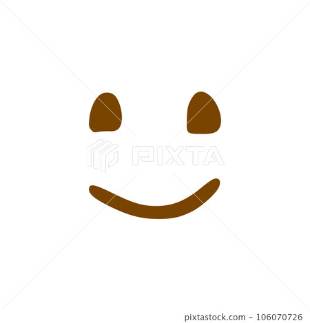 Happy face doodle icon. Emoticon in hand drawn style isolated on white background Happy face doodle icon. Emoticon in hand drawn style isolated on white background 106070726
