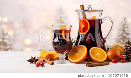 Christmas mulled red wine 106071056