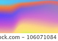 Neon blue yellow orange royal aquamarine bright violet apricot lined gradient. Mockup for advertisement, cards, social media, landing page, calendar sample, price list, diary, brochure, labels 106071084