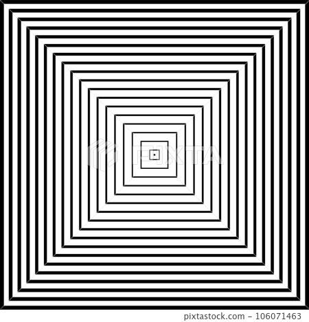 Abstract Geometric Halftone Square Lines Pattern. Black and White Textured Background. Vector Art. Abstract Geometric Halftone Square Lines Pattern. Black and White Textured Background. Vector Art. 106071463