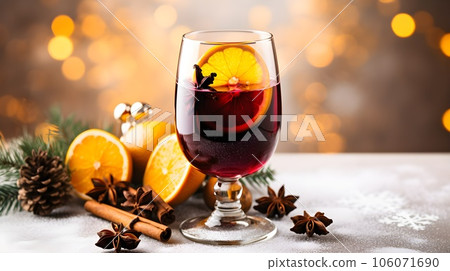 Christmas mulled red wine Christmas mulled red wine 106071690