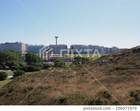 Panorama of A Coruna city in Galicia district of Spain 106071979