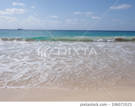 Wonderful seaside at beach on Sal island in Cape Verde 106072025